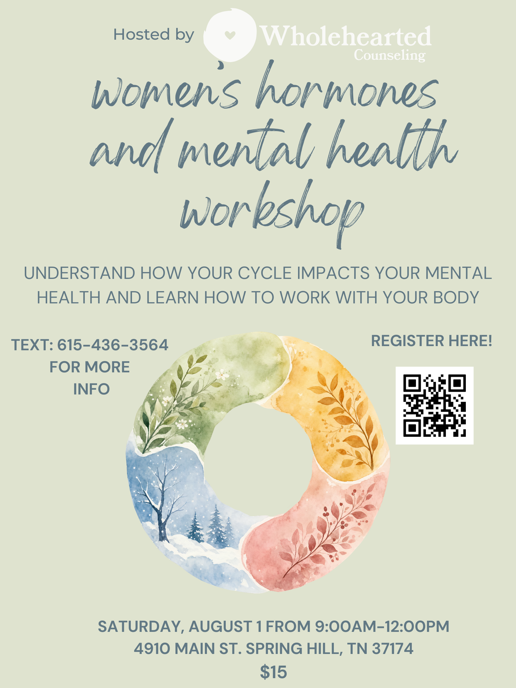 Women's Hormones & Mental Health Workshop event image