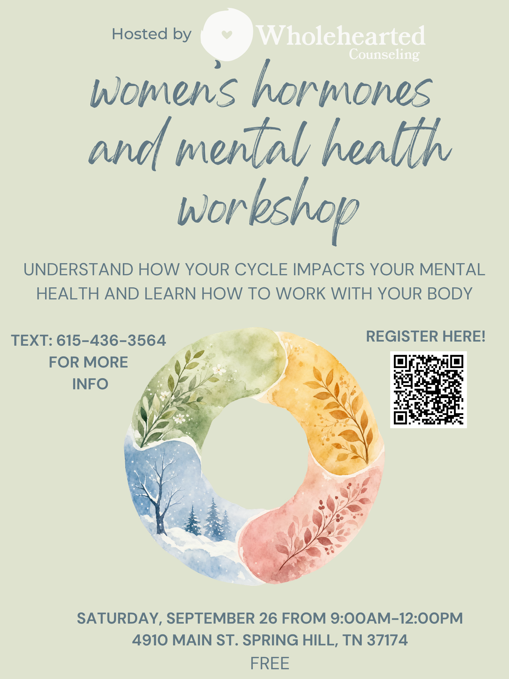 Women's Hormones & Mental Health Workshop event image
